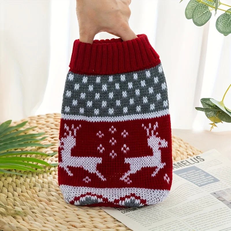 Knitted Pet Christmas Sweater