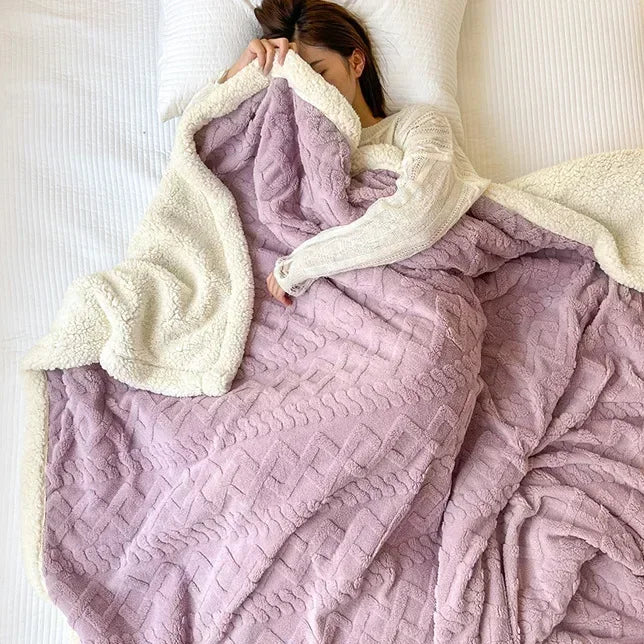 Lamb Velvet Flannel Blanket