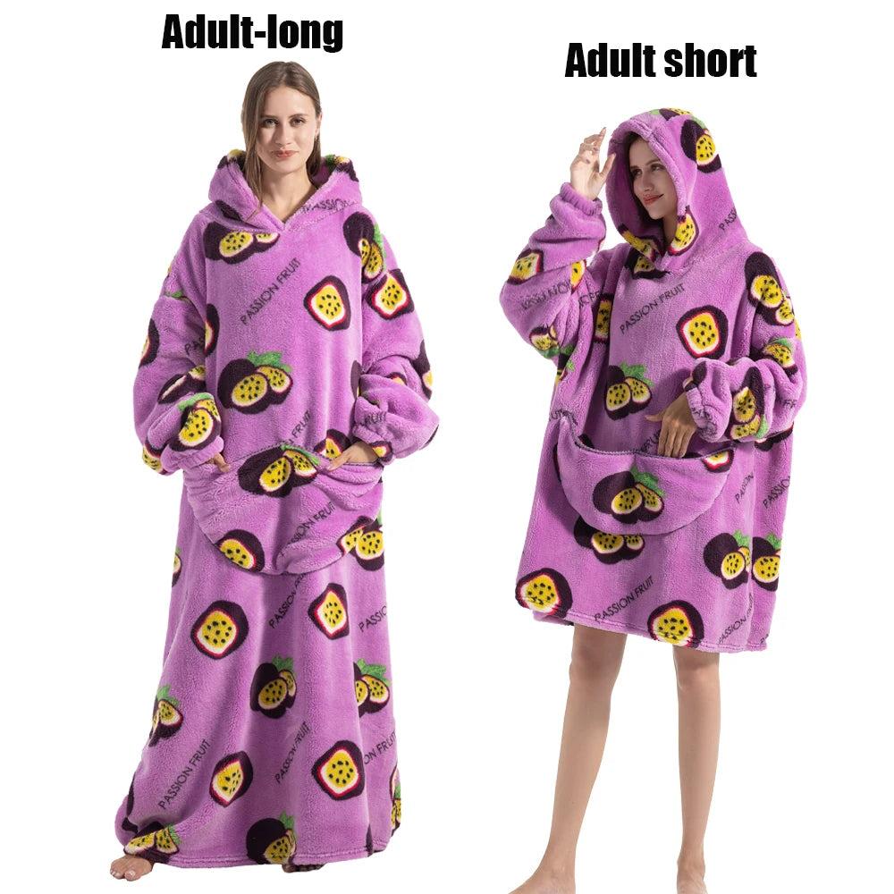 Wearable Hoodie Blanket