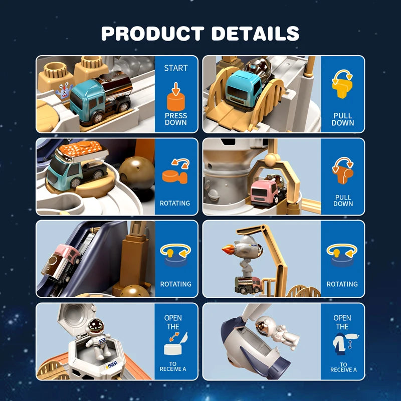 Space Rail Car Track