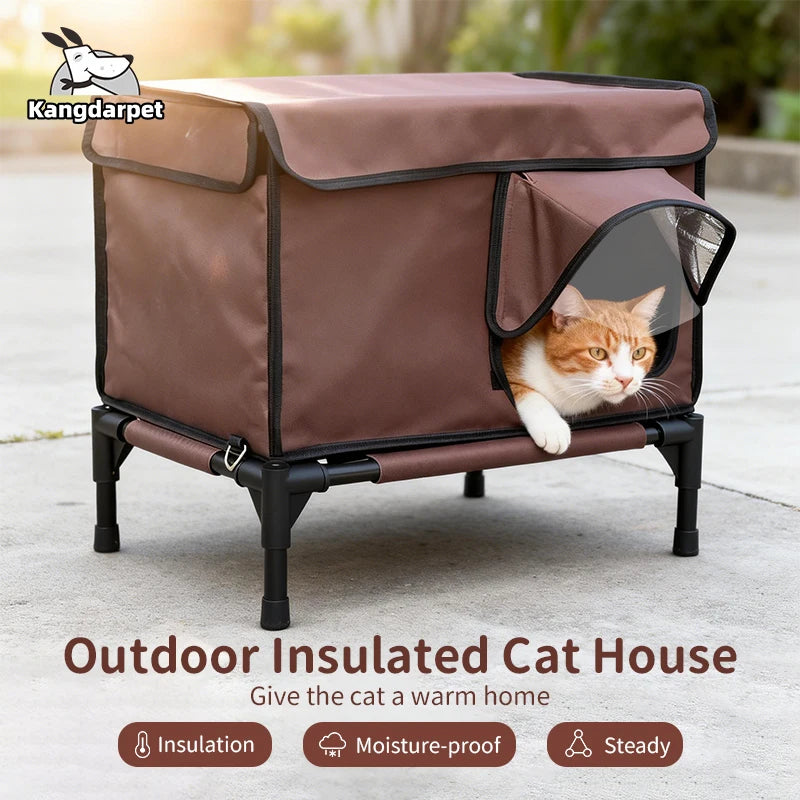 Insulated Outdoor Cat House