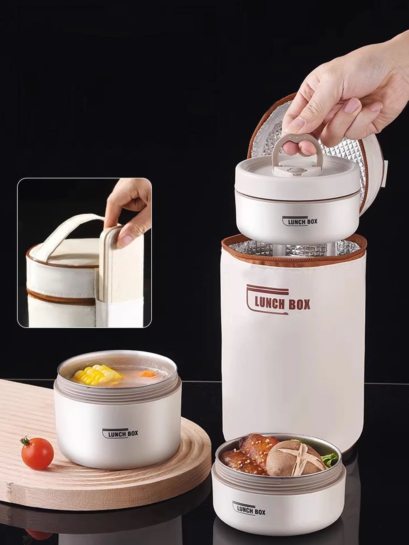 Insulated Lunch Container Set