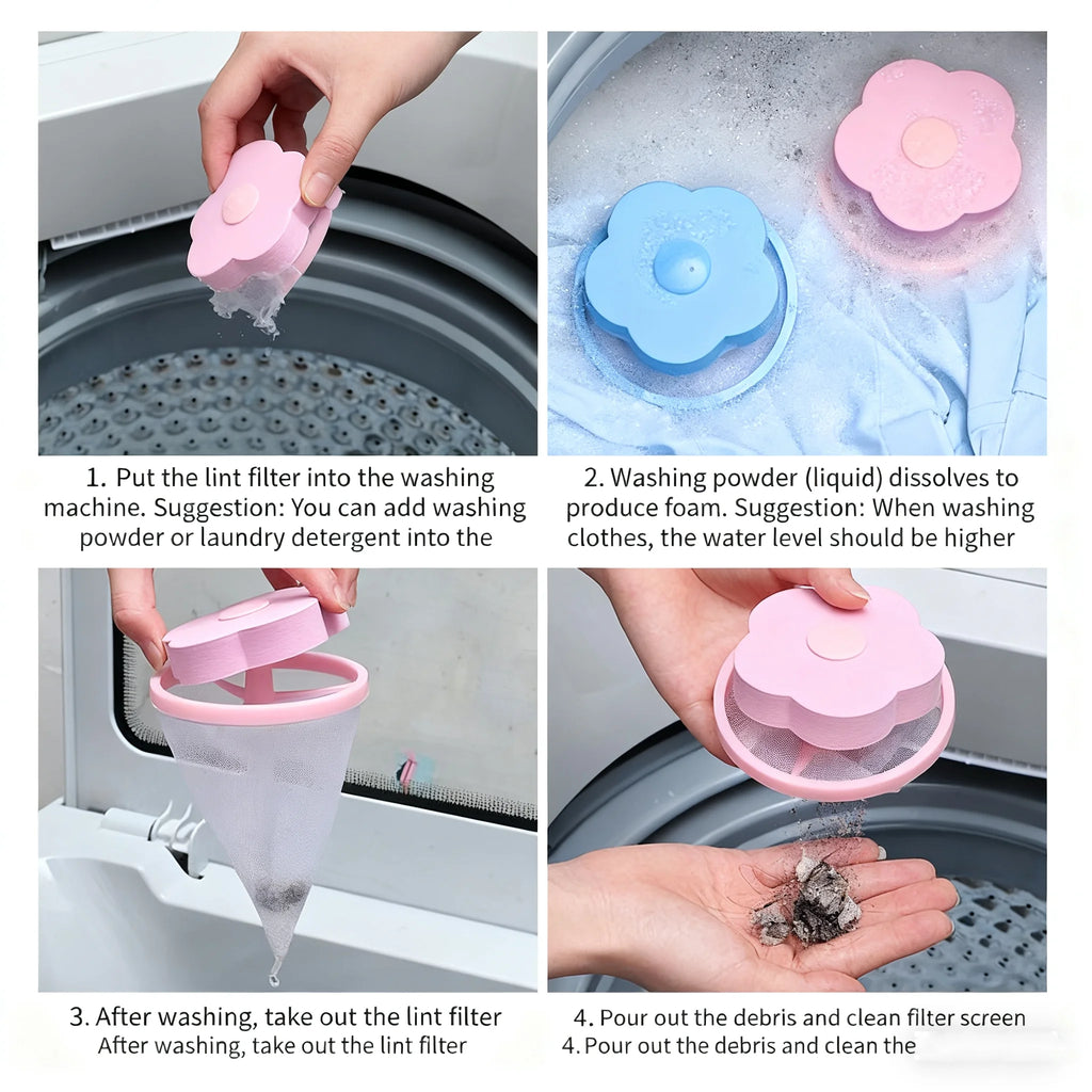Reusable Laundry Lint Balls