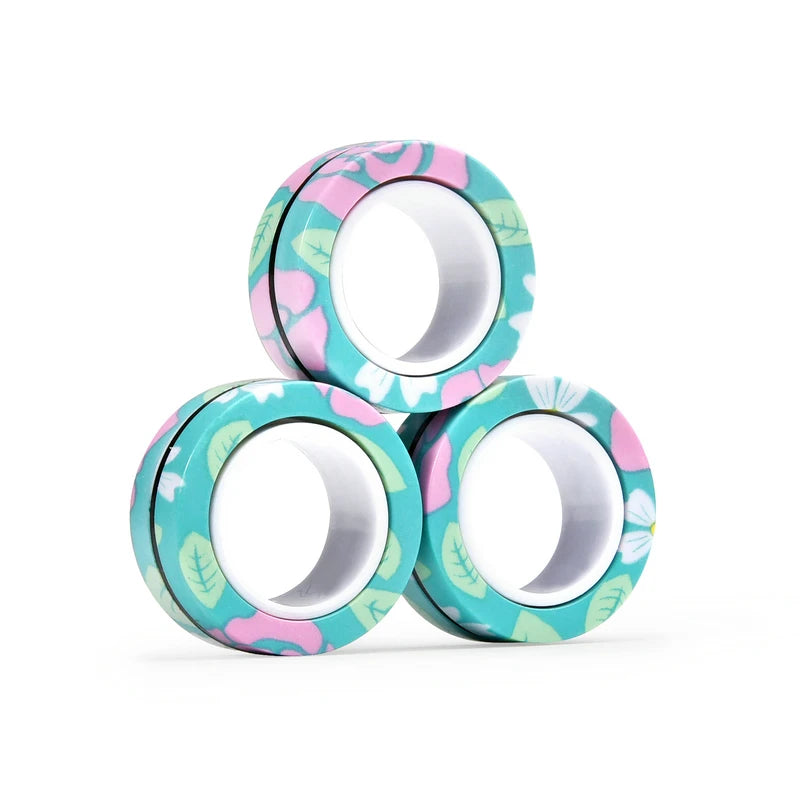 Magnetic Fidget Ring Set