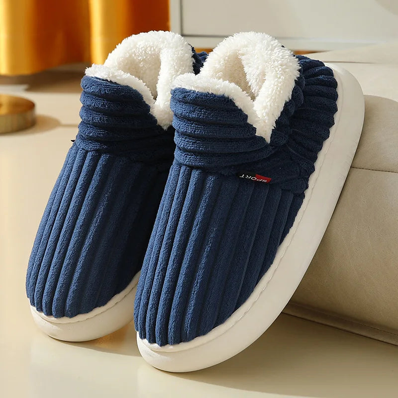 Men's Plush House Slippers