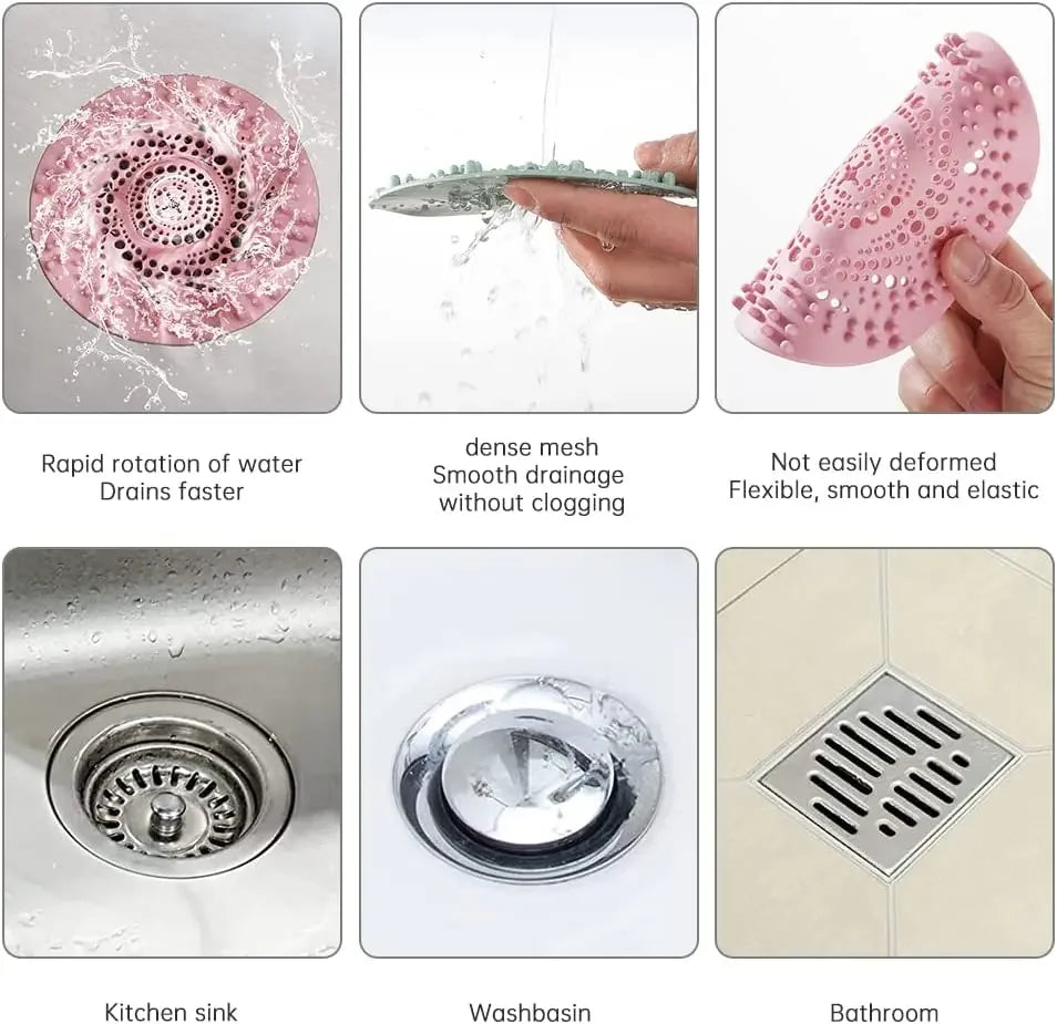 Silicone Drain Hair Catcher