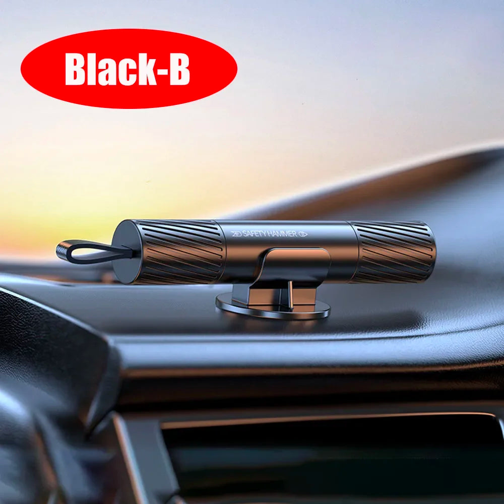 2-in-1 Car Escape Hammer