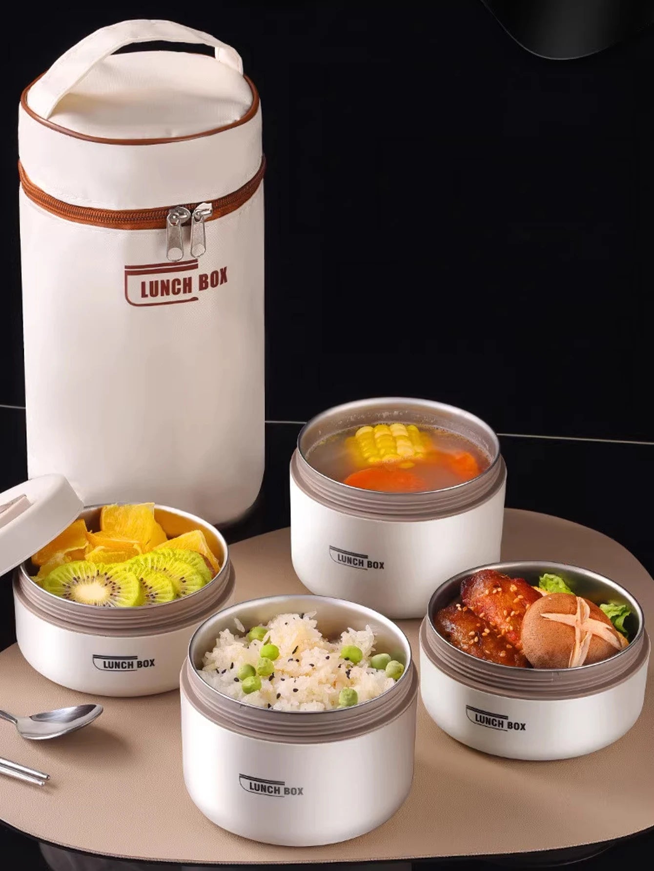 Insulated Lunch Container Set