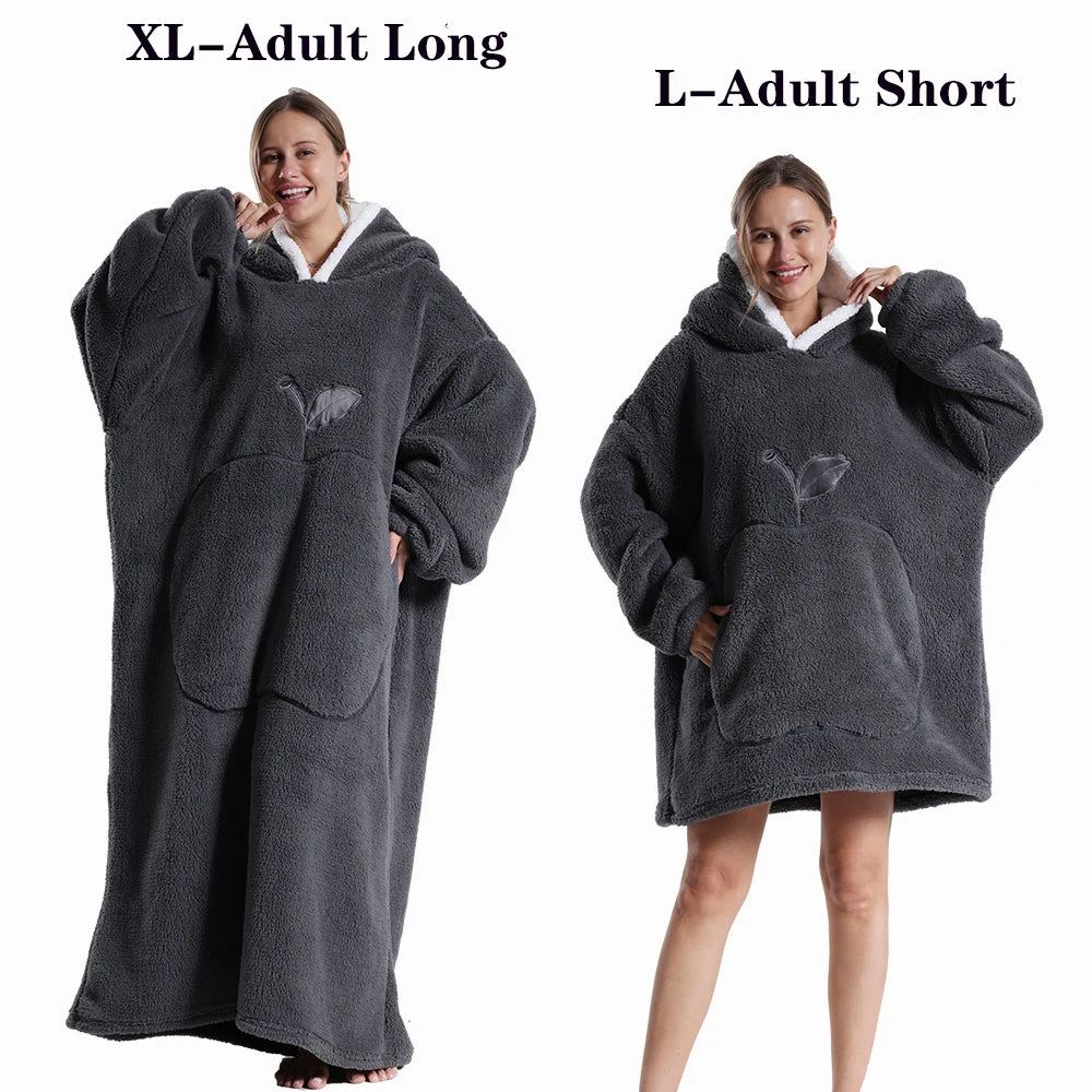 Wearable Hoodie Blanket