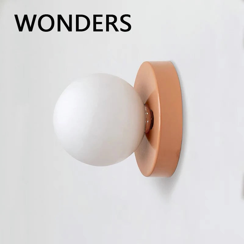 Macaron Ball Wall Lamp