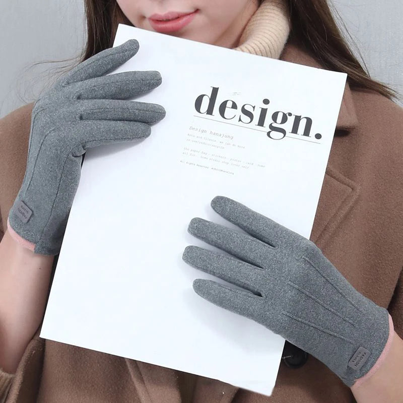 Lined Touchscreen Winter Gloves