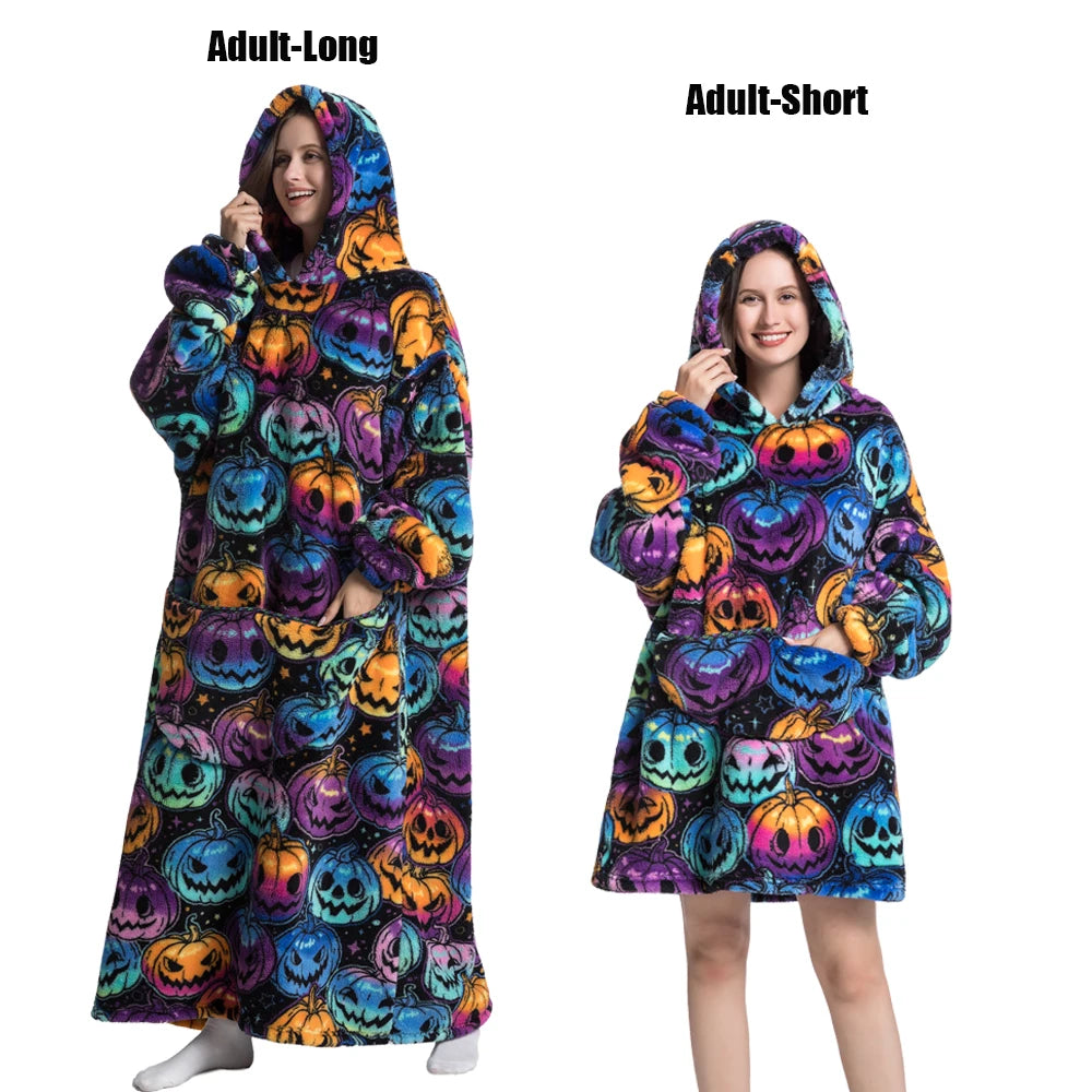 Wearable Hoodie Blanket