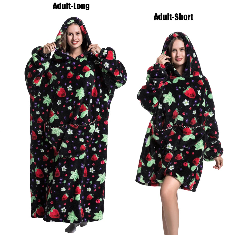 Wearable Hoodie Blanket
