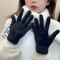 Mink Velvet Winter Gloves