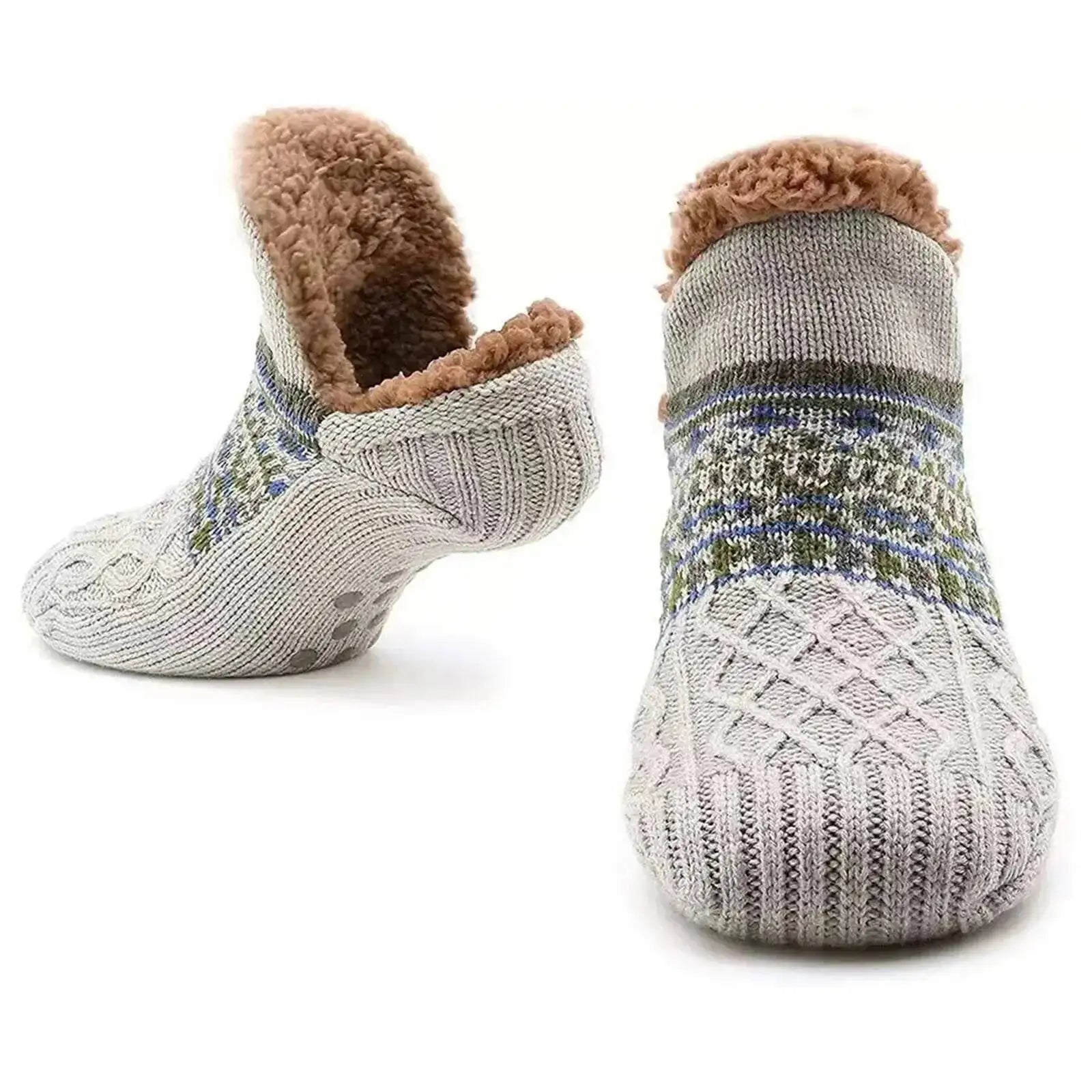 Velvet Slipper Socks