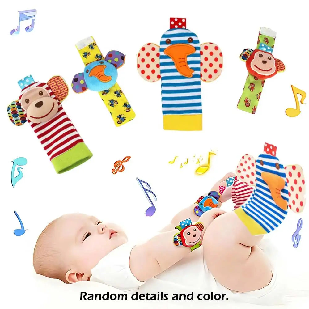 Baby Wrist Rattle Socks