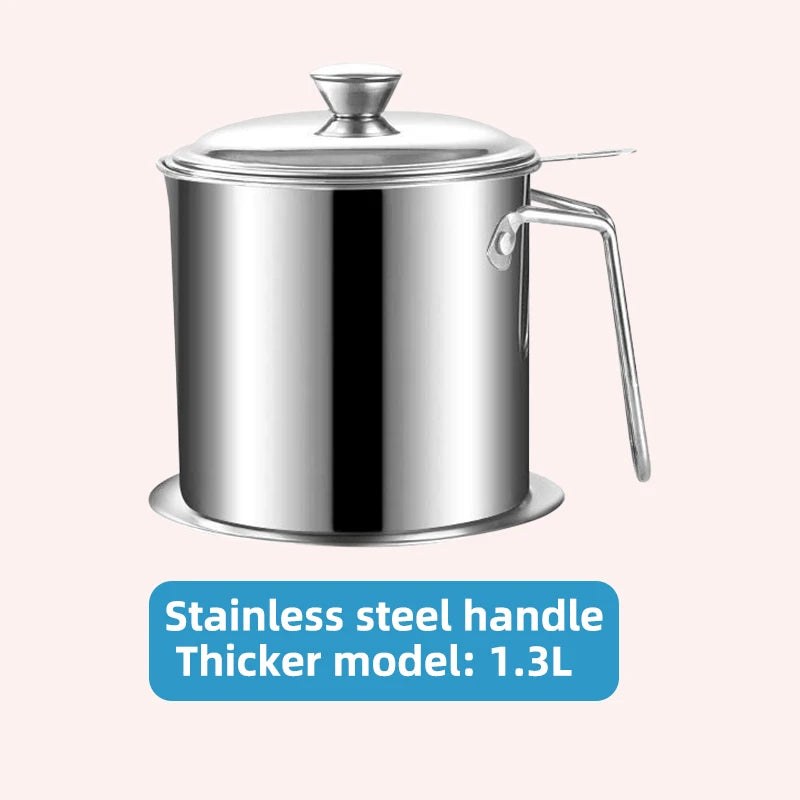 Stainless Oil Strainer Pot
