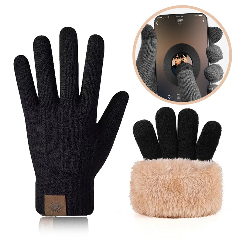 Fleece-Lined Touchscreen Gloves