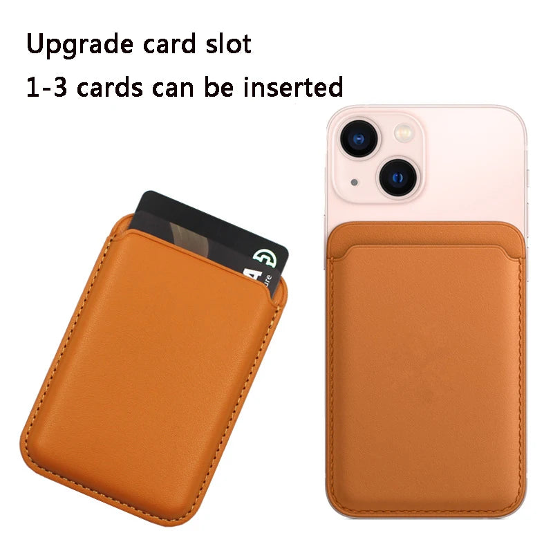 Leather Magnetic Wallet Case