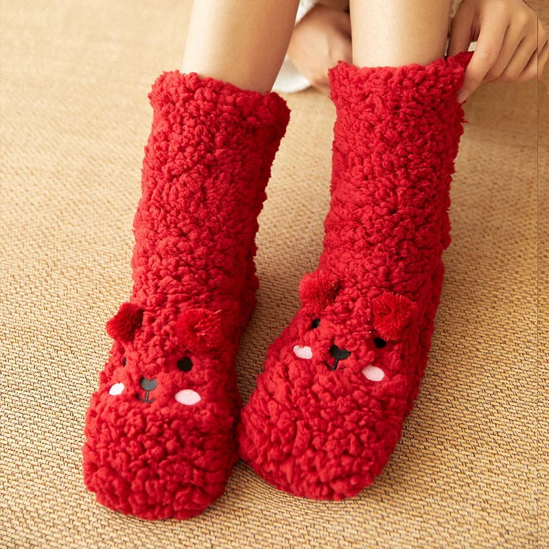 Coral Fleece Floor Socks