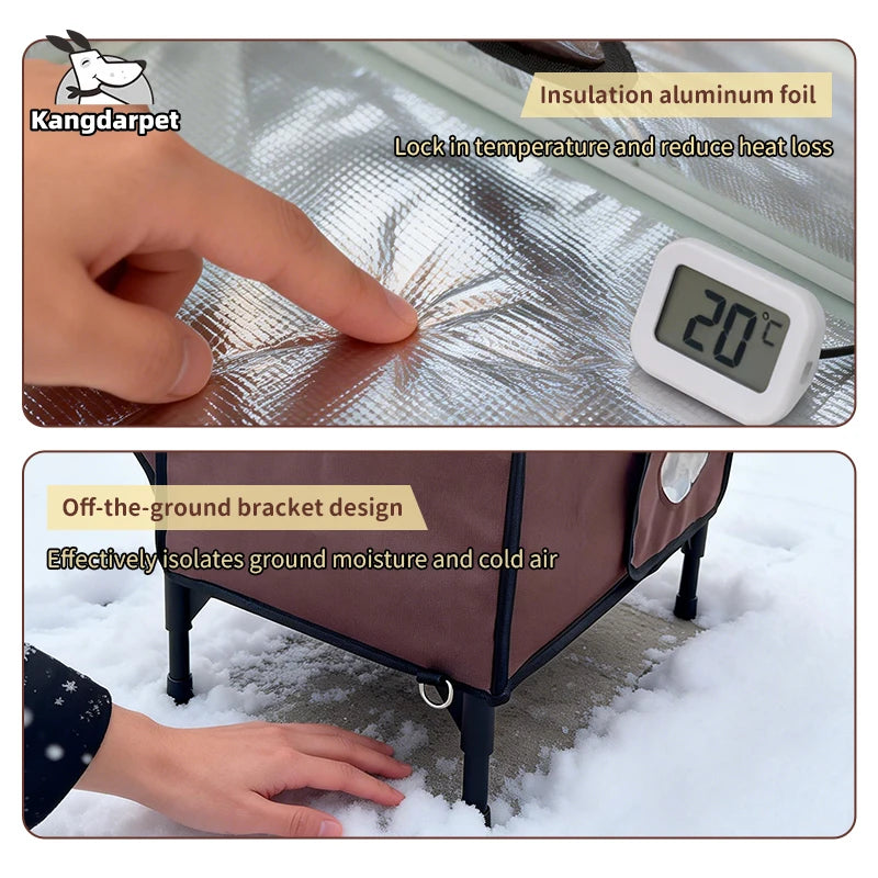 Insulated Outdoor Cat House