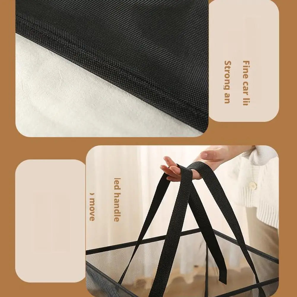 Foldable Mesh Laundry Basket