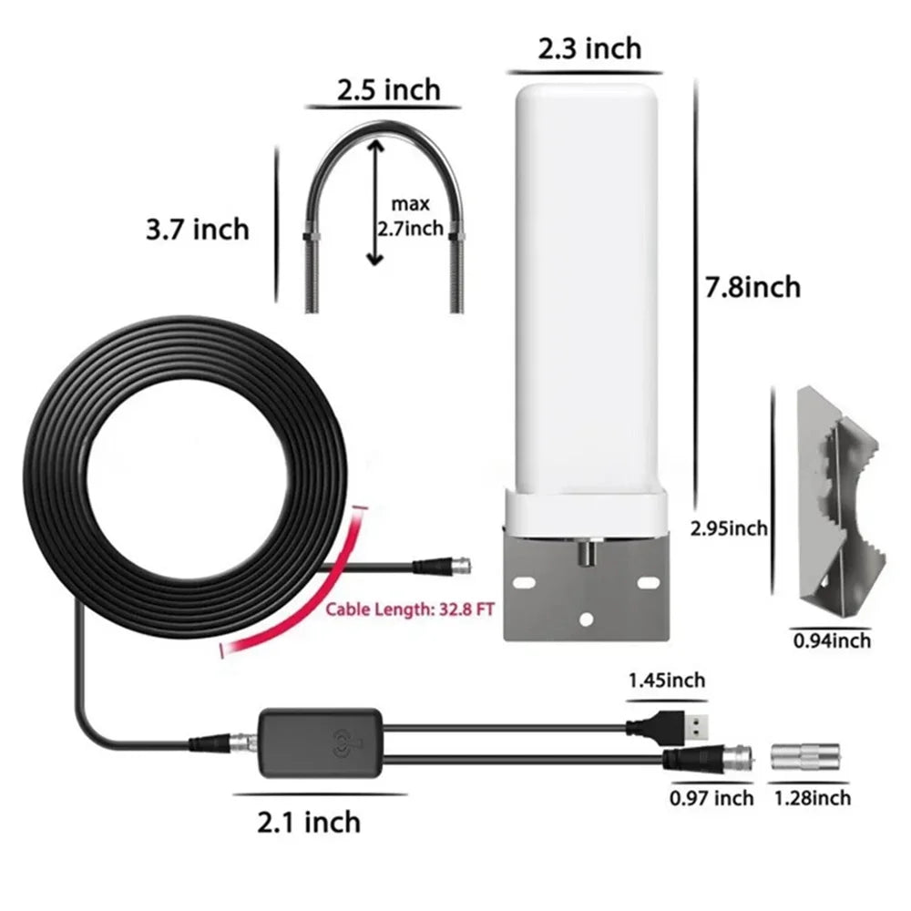 Outdoor Amplified TV Antenna