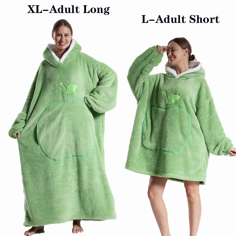 Wearable Hoodie Blanket