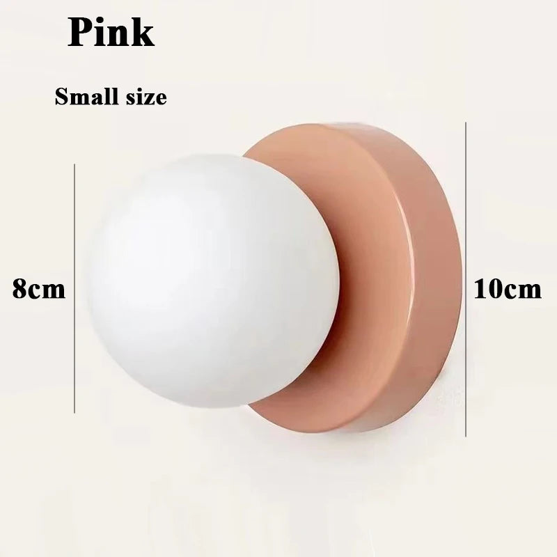 Macaron Ball Wall Lamp