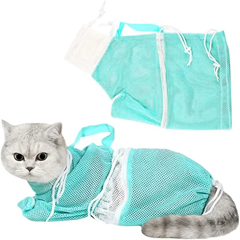 Mesh Cat Grooming Bag