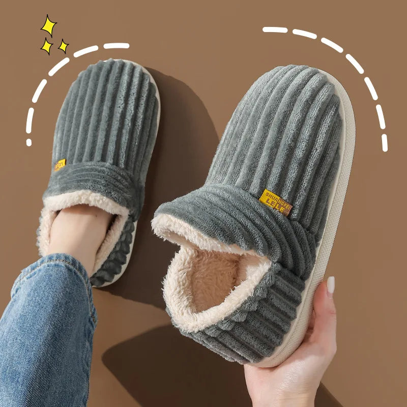 Men's Plush House Slippers