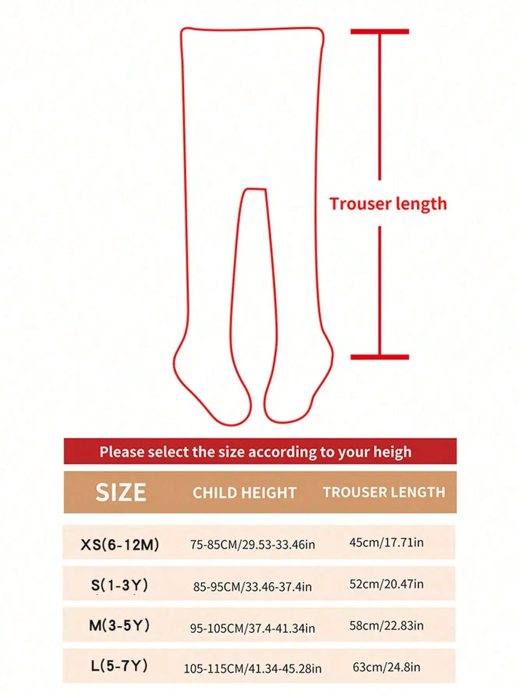 Girls' Warm Winter Pantyhose