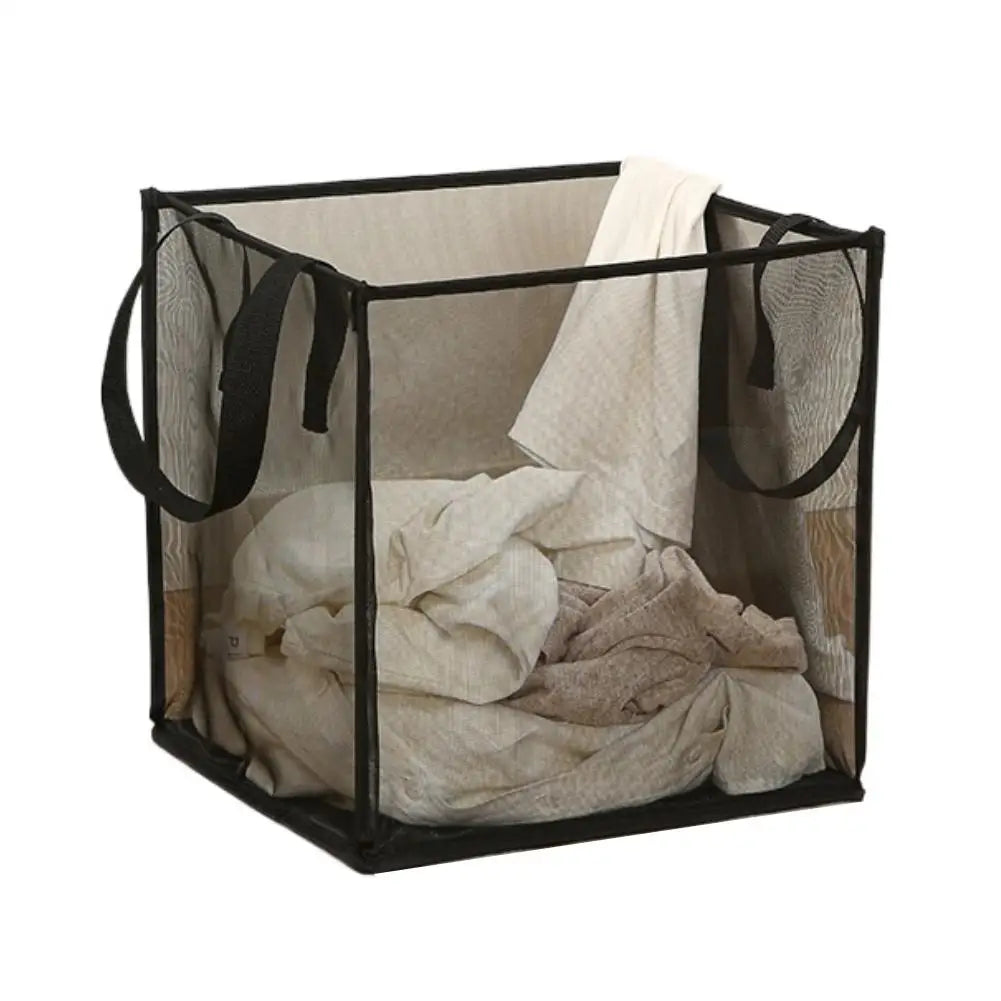 Foldable Mesh Laundry Basket