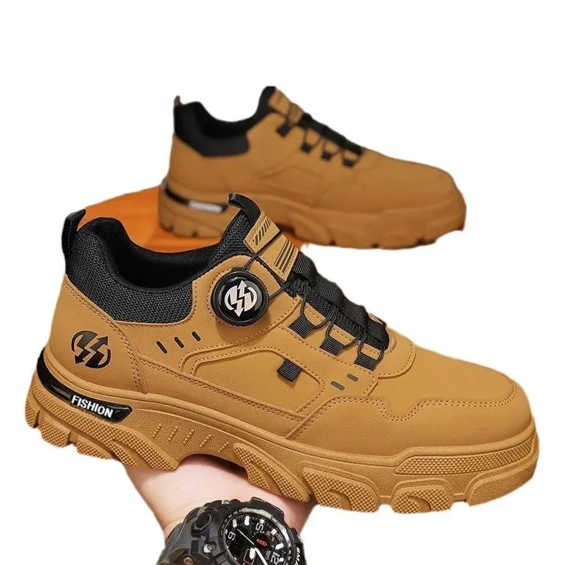 Men's Leather Casual Sneakers