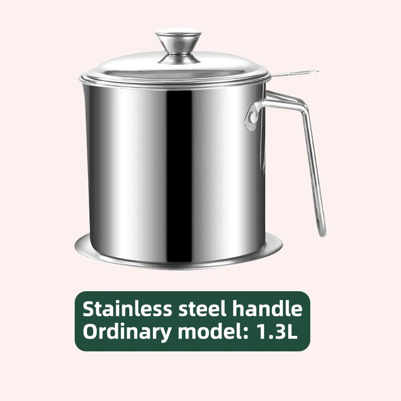 Stainless Oil Strainer Pot