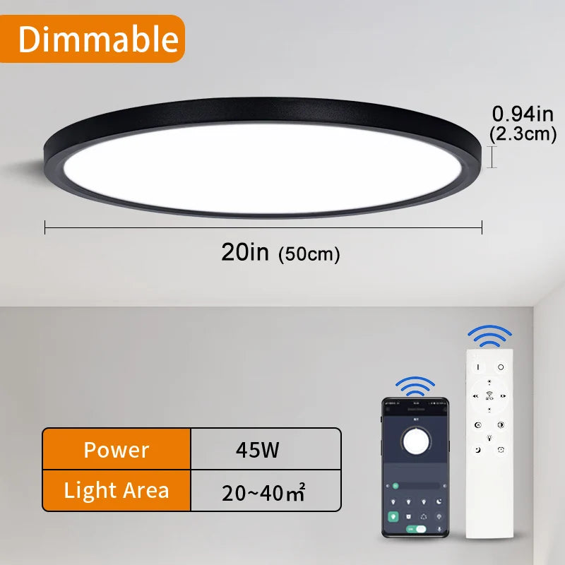 Smart Dimmable Ceiling Lamp