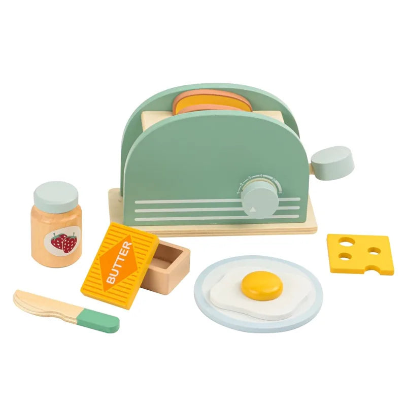 Wooden Play Kitchen Set