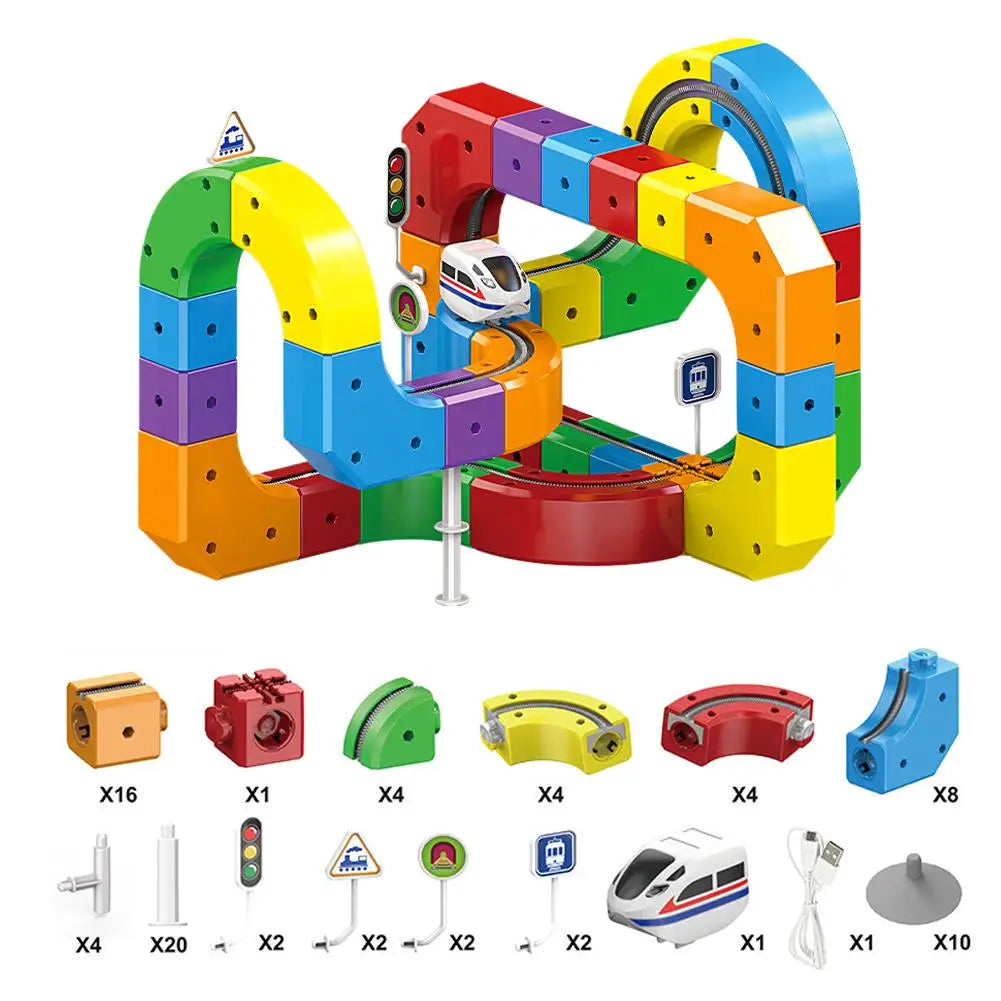 Magnetic Track Train Set
