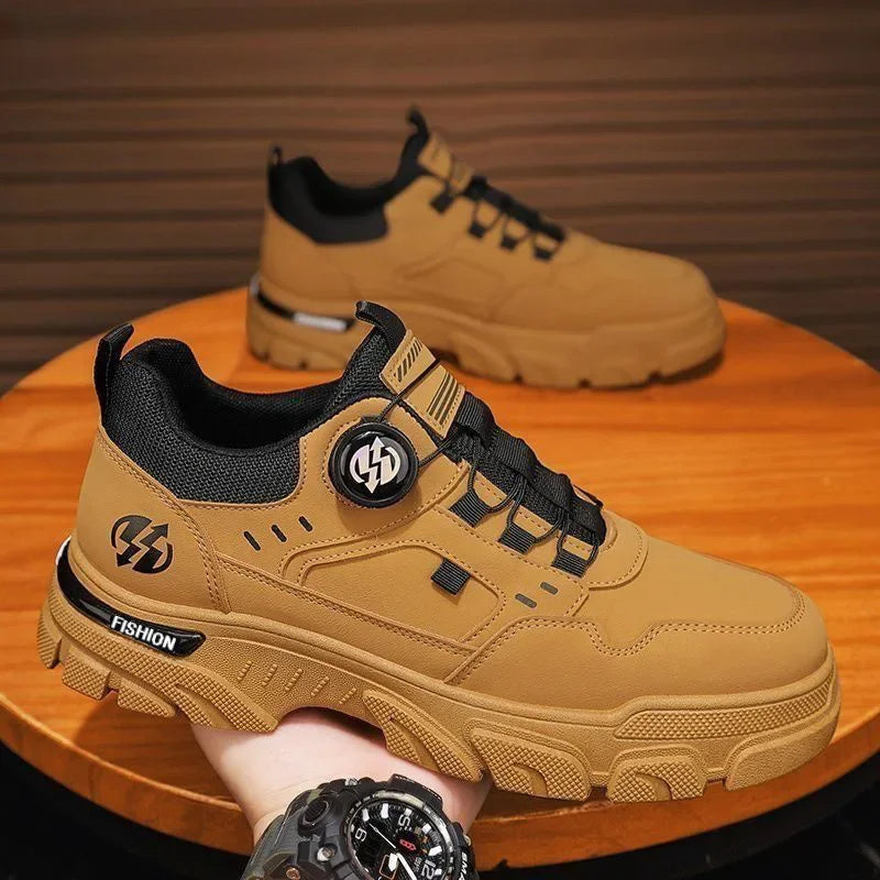 Men's Leather Casual Sneakers