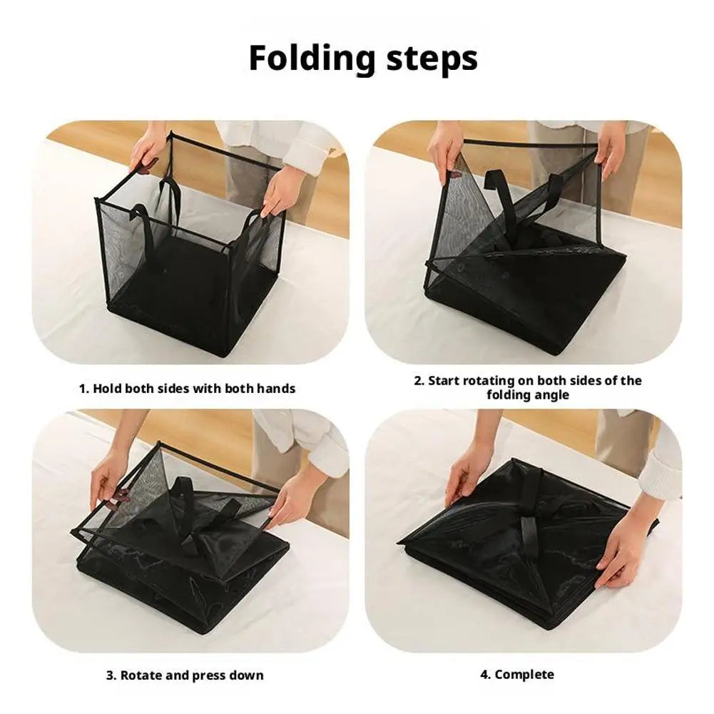 Foldable Mesh Laundry Basket