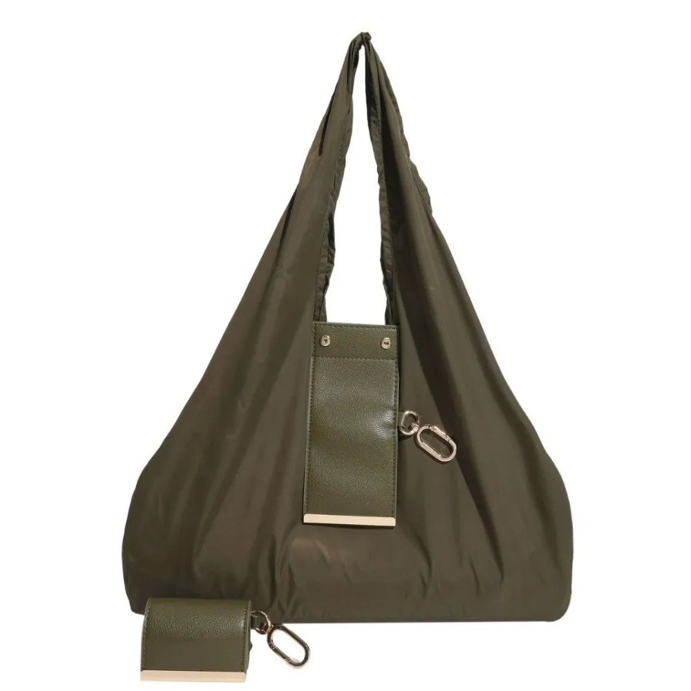 Foldable Keychain Tote Bag