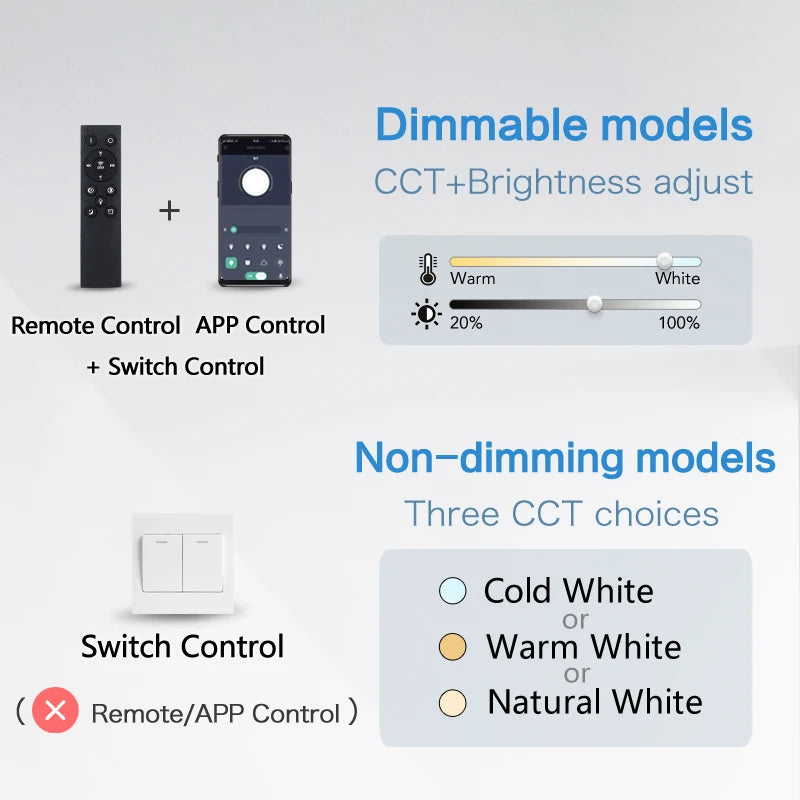 Smart Dimmable Ceiling Lamp