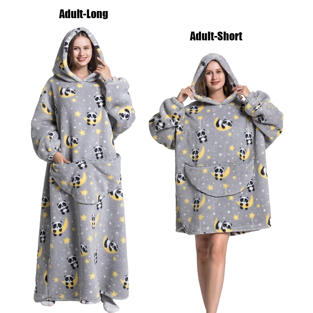 Wearable Hoodie Blanket