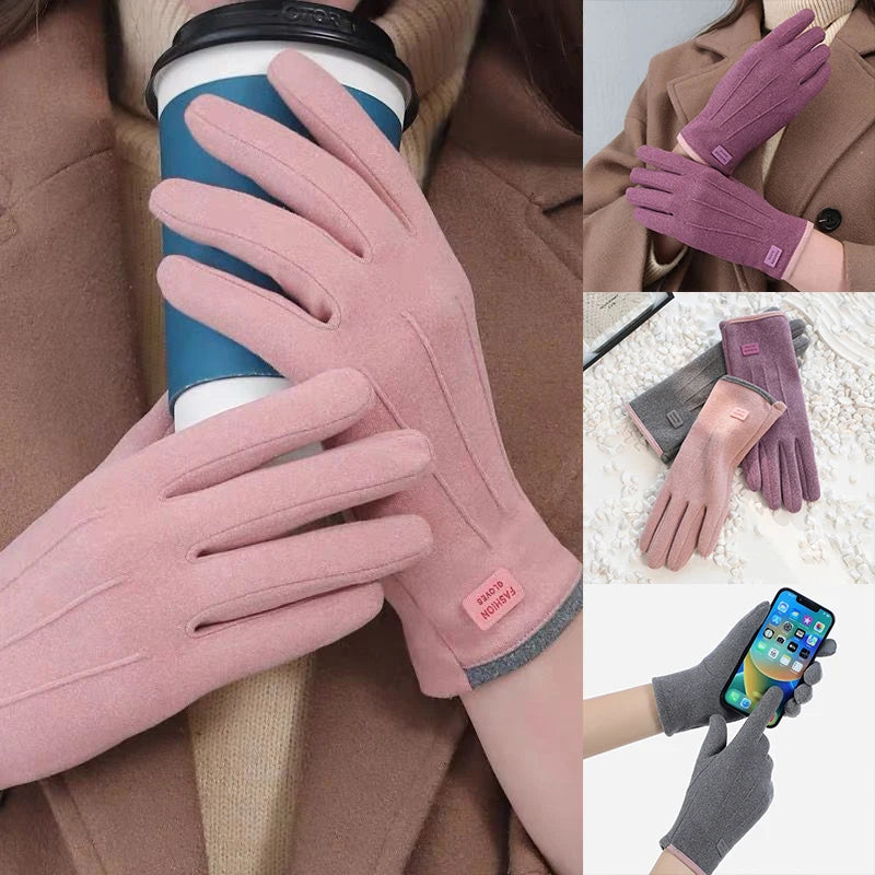 Lined Touchscreen Winter Gloves