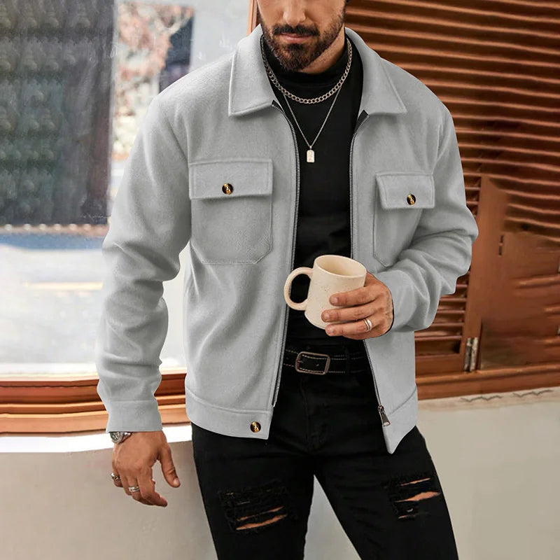 Men's Brushed Casual Jacket