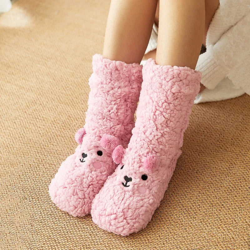 Coral Fleece Floor Socks