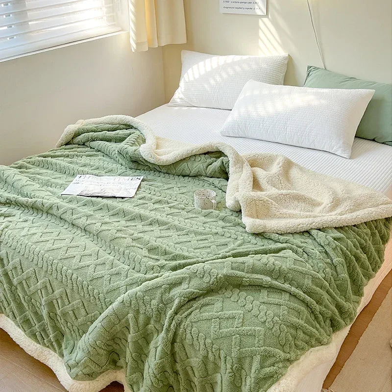 Lamb Velvet Flannel Blanket