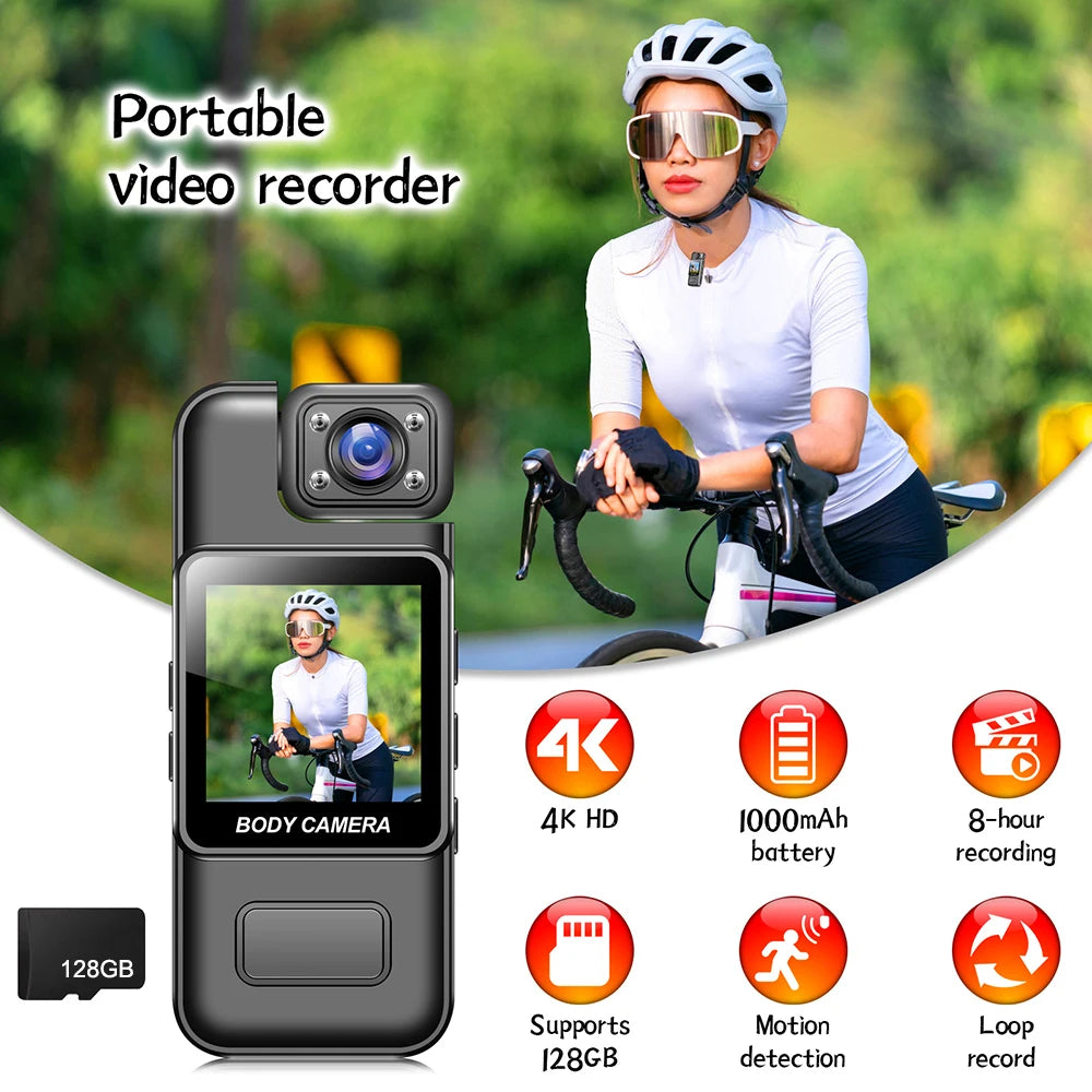 4K Mini Body Camera