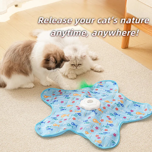Cat Hunting Blanket Toy