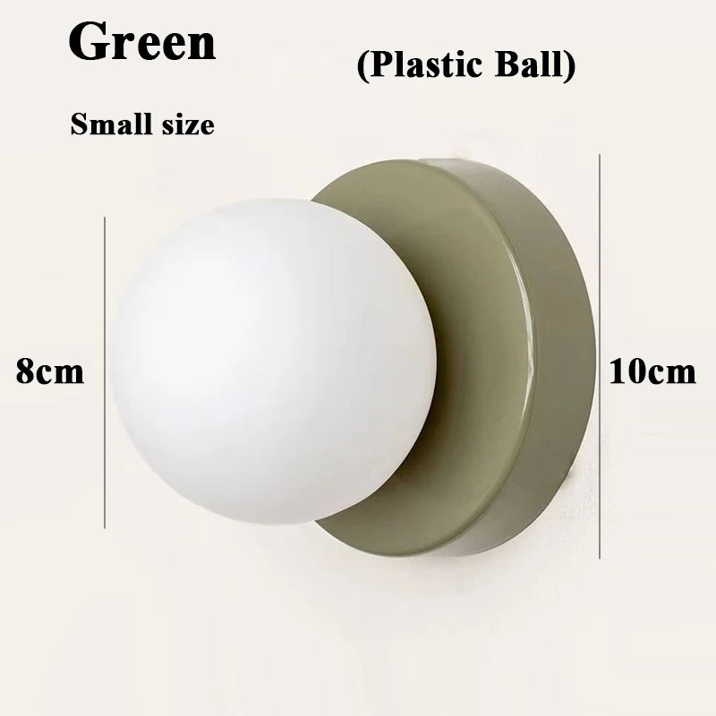 Macaron Ball Wall Lamp